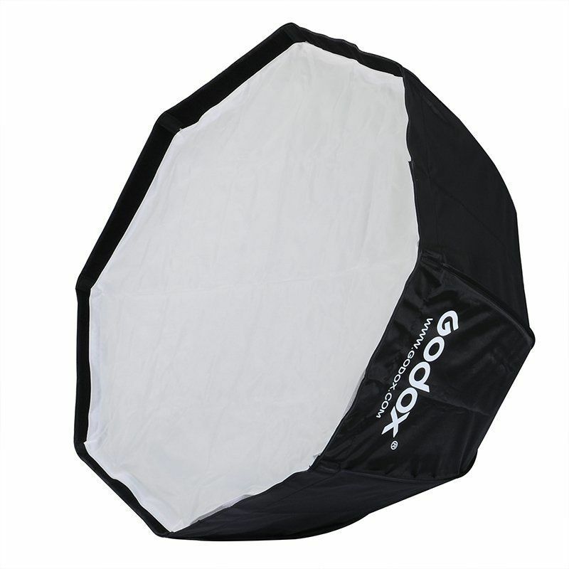 US Godox 80/120cm Umbrella Softbox+S-Type Bracket Stand For Rectangle Flash Head