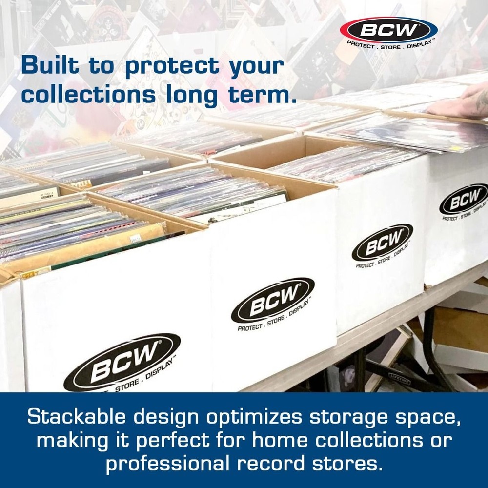1 BCW 33 RPM Record Storage Box
