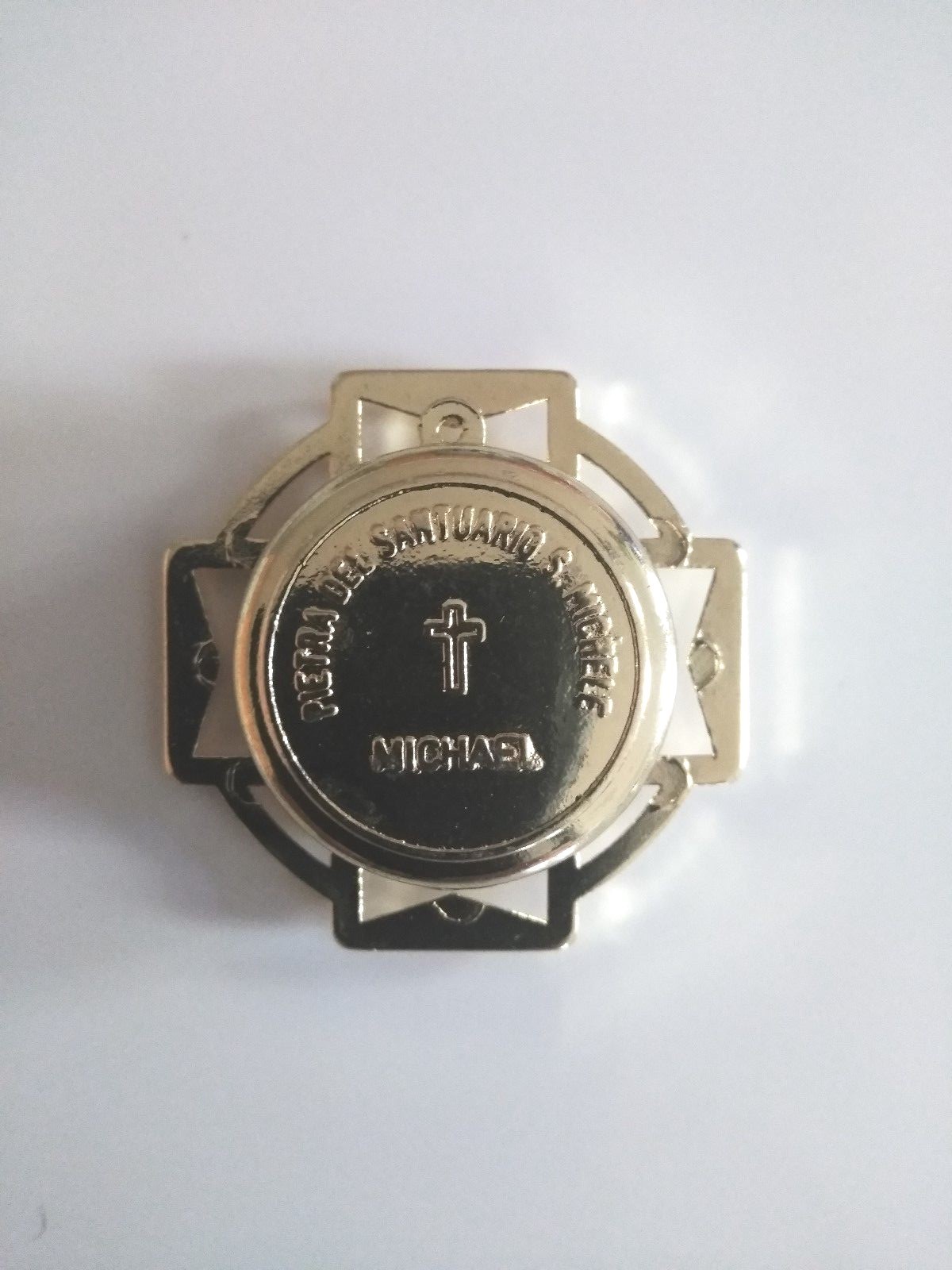 Relic St. Michael Archangel Stone Cave Shrine with Certificate