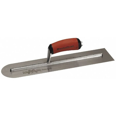 Marshalltown Mxs64red Finishing Trowel,Round End,14 X 4 In