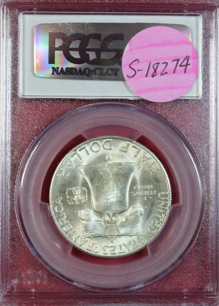 1949-S FRANKLIN HALF DOLLAR PCGS MS64