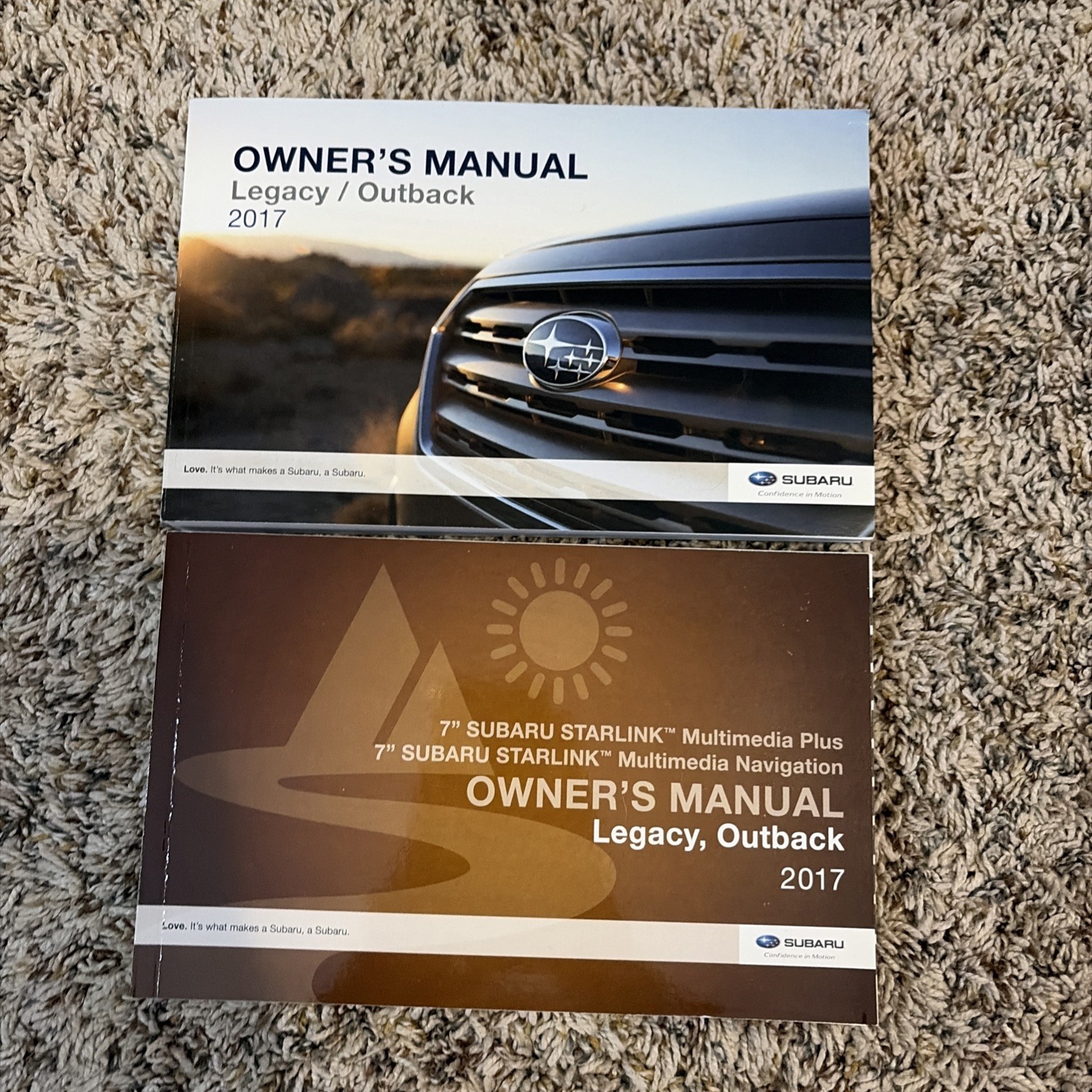 2017 Subaru Legacy Outback Owners Manual With Case Free Shipping A6