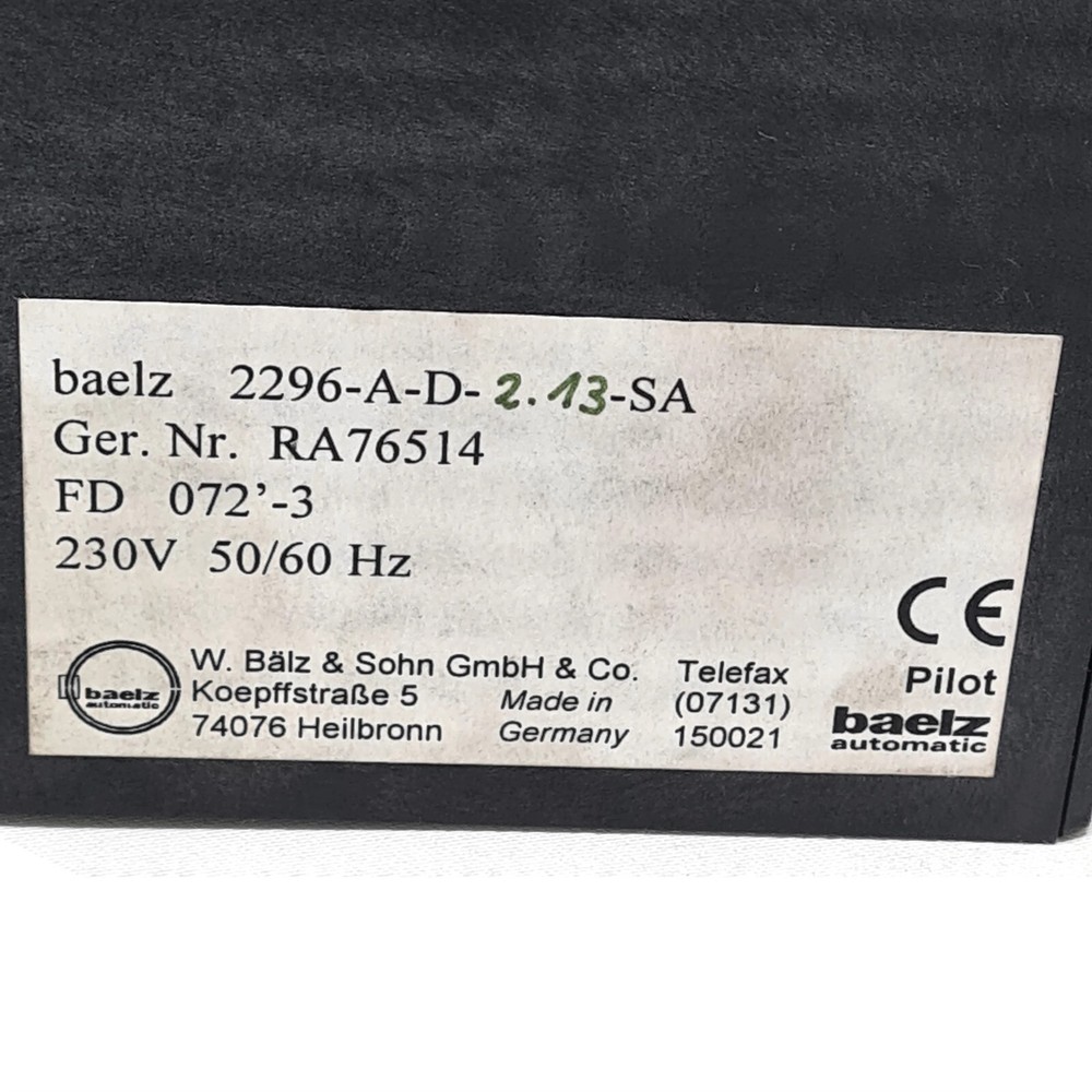 Baelz Celsitron Electronics Constant Temperature Controller. Type WBS 2296