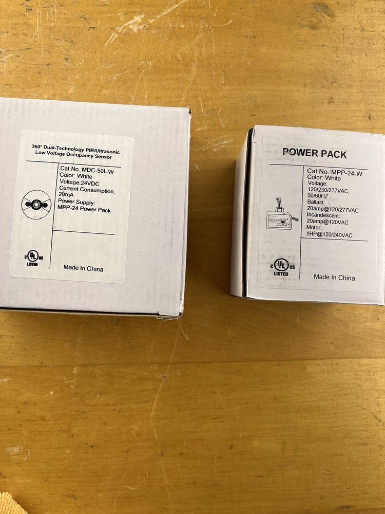Occupancy Sensor and 24 V Power Supply