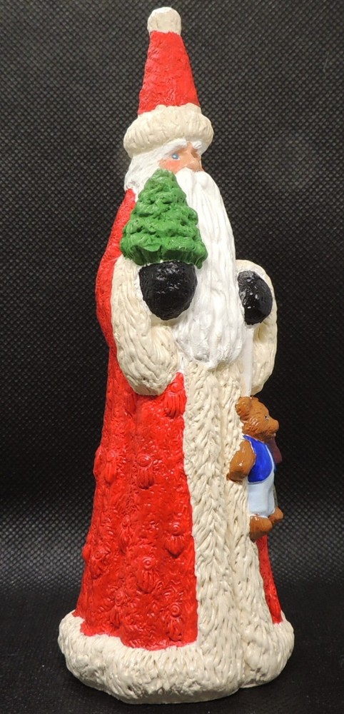 Pencil Santa Plaster Figurine