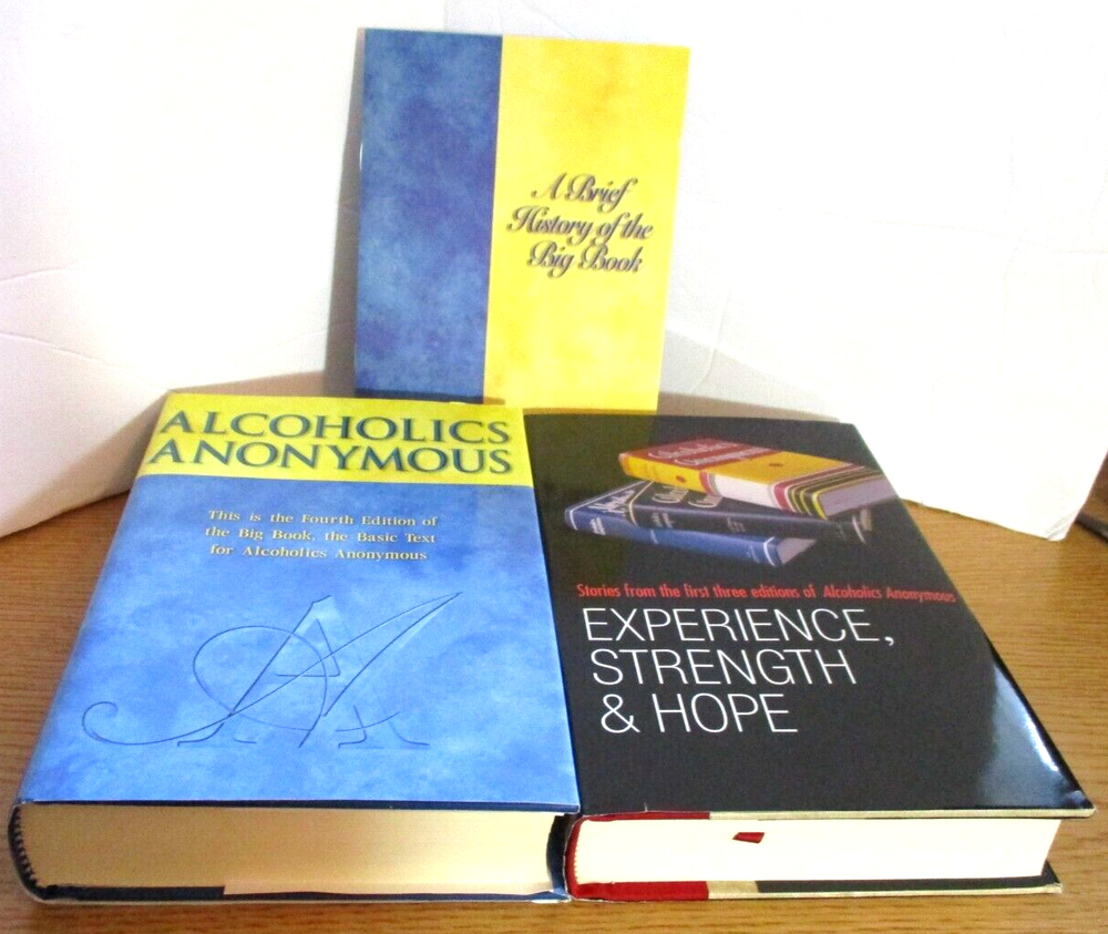 Alcoholics Anonymous BS-11 Boxed Set AA BB, Experience Strength Hope, Brief Hist