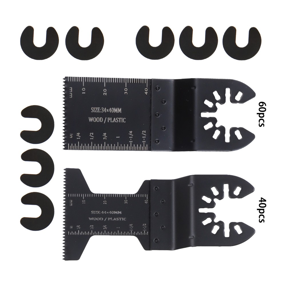 Oscillating Saw Blades Quick Release Multi Tool Blades Kits 100Pack