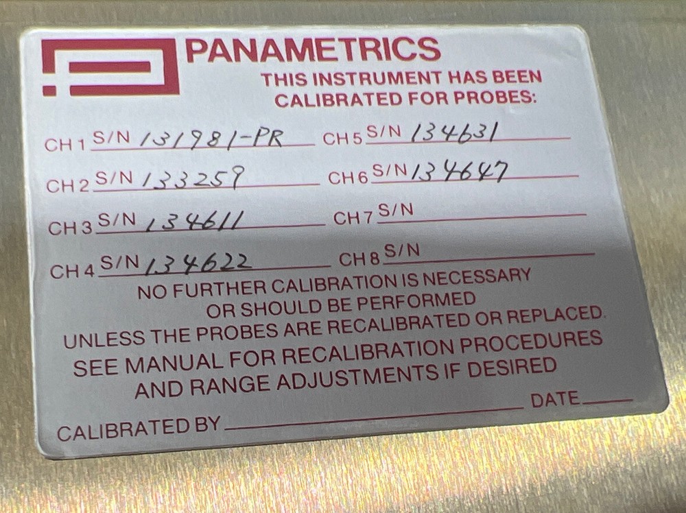 Panametrics Systems I Hygrometer Panel. Used Surplus