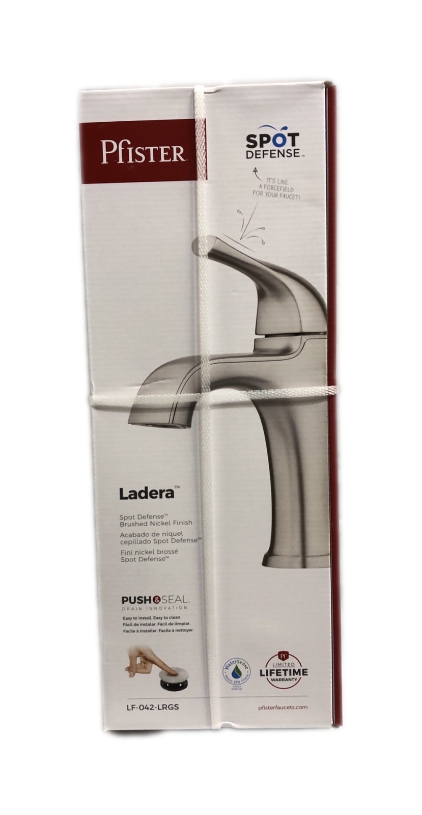 Pfister Ladera Single-Hole Single-Handle Bathroom Faucet Brushed Nickel