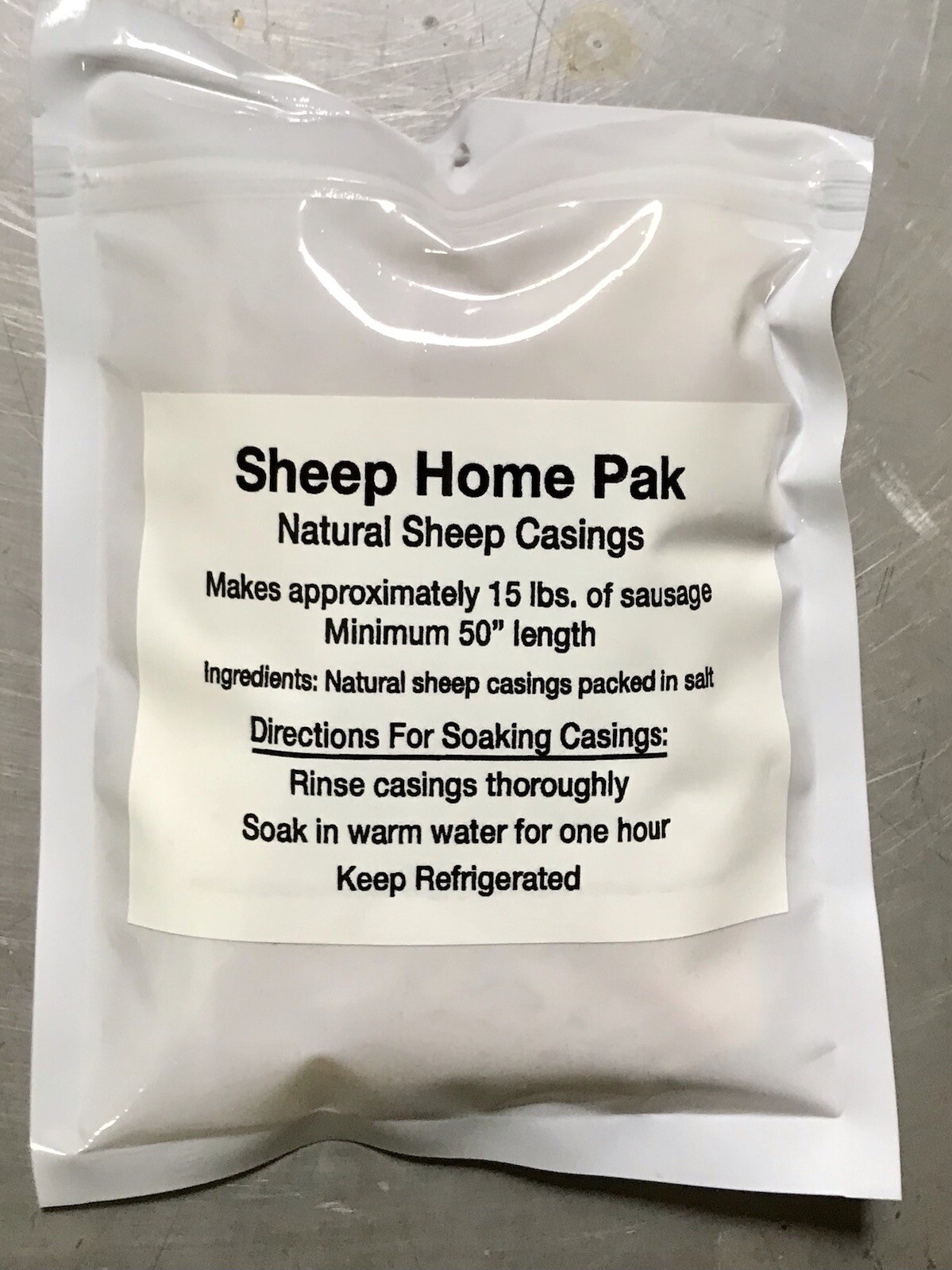 Natural Sheep Casings ( 3 Home Packs)