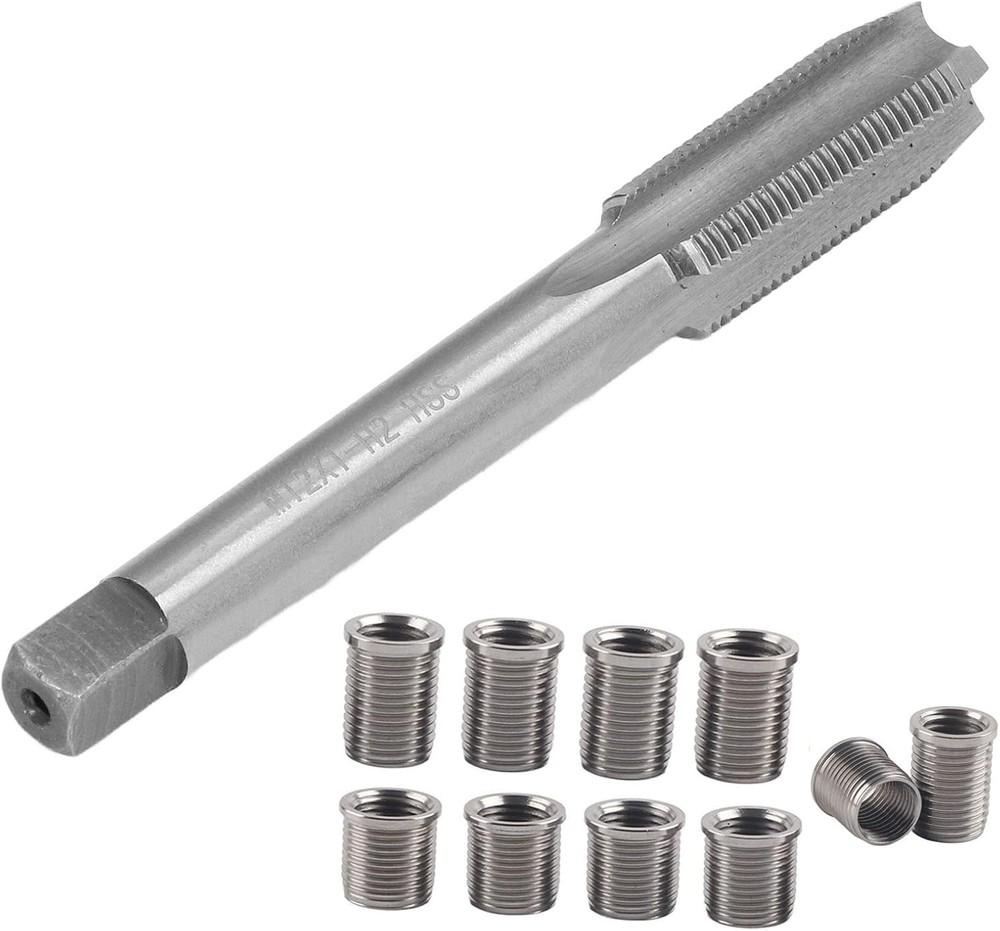 Spark Plug Thread Repair Kit FOR Stripped Threads M10x1.0 Tap Insert Tool