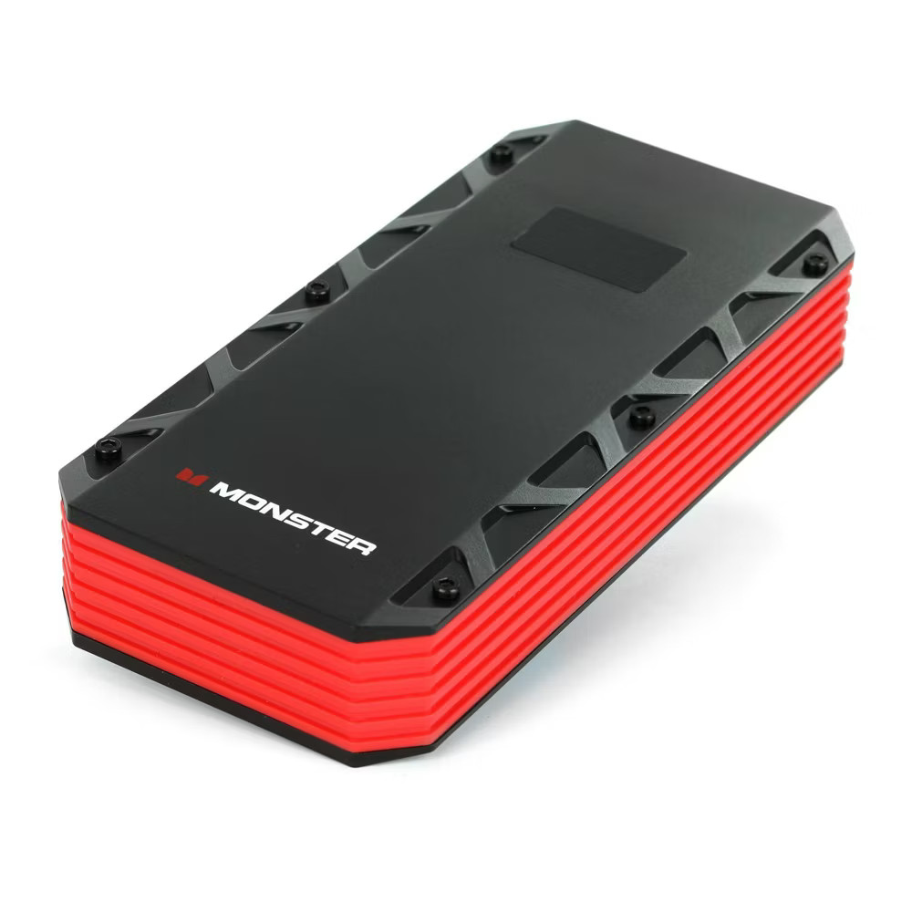 Monster 8000mAh Jump Starter Power Bank Dual USB SOS LED Light
