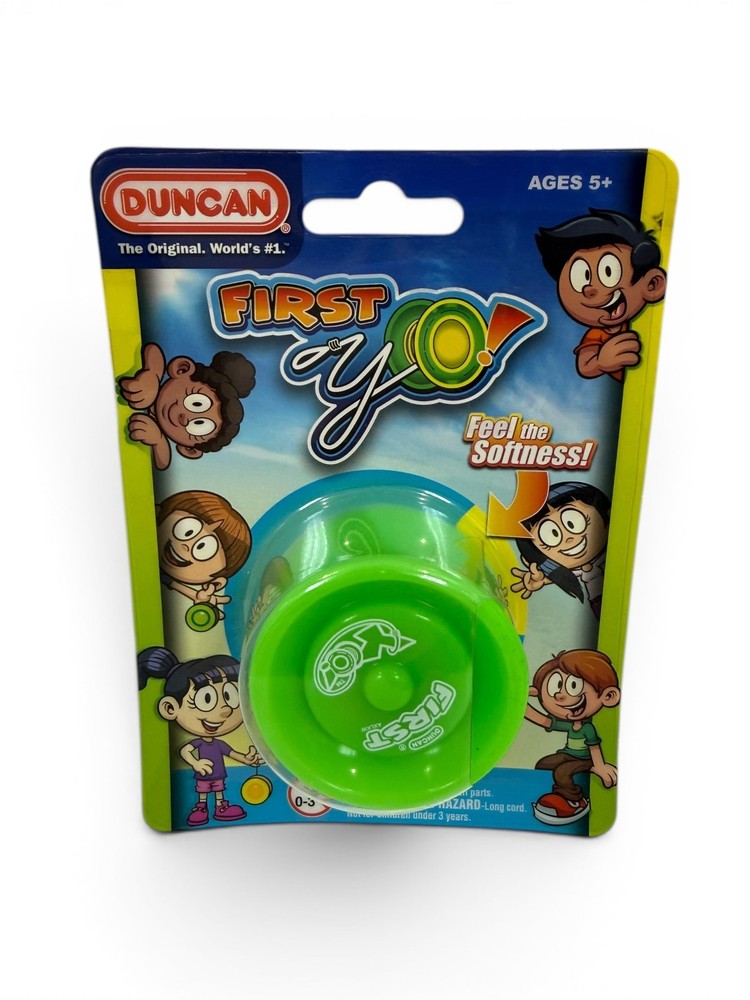 Duncan First Yo Yo Bundle 2 Pack Beginner Yo-Yo Red Green Kids Starter Set NEW