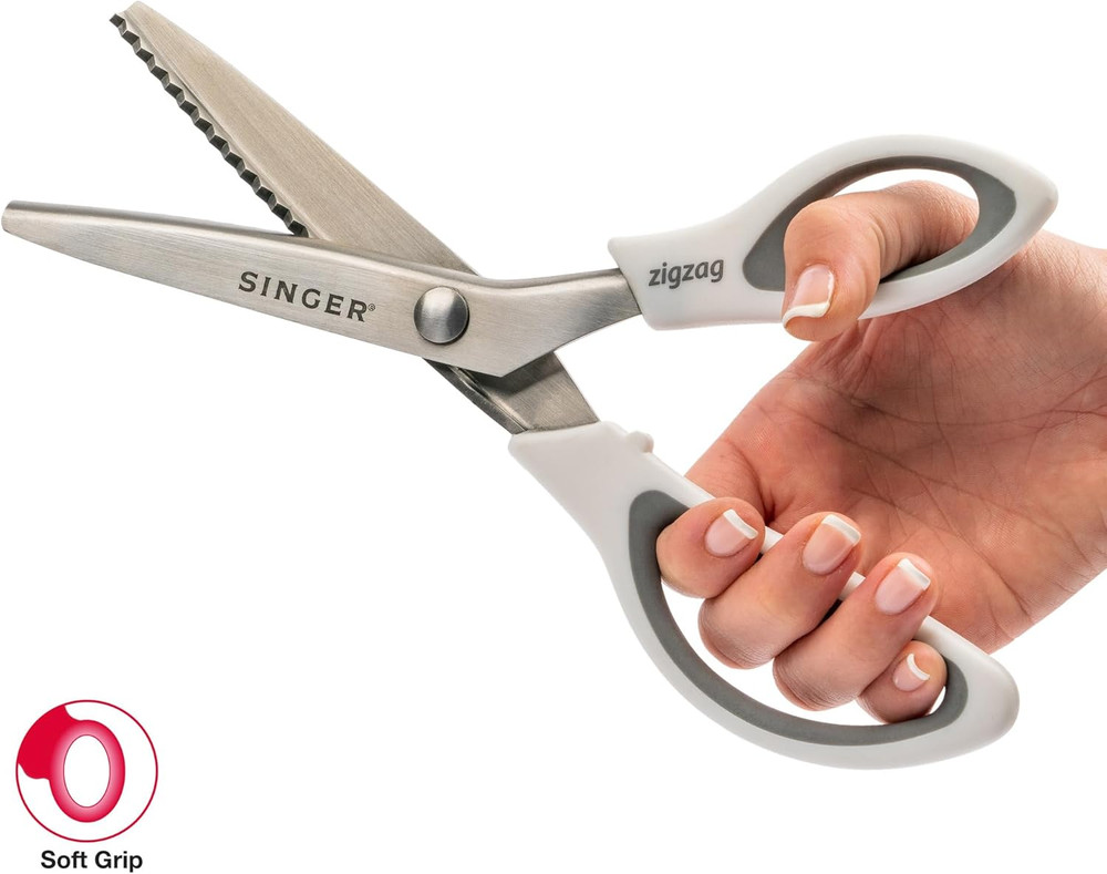 9" Pinking Shears - Zig Zag Scissors for Fabric