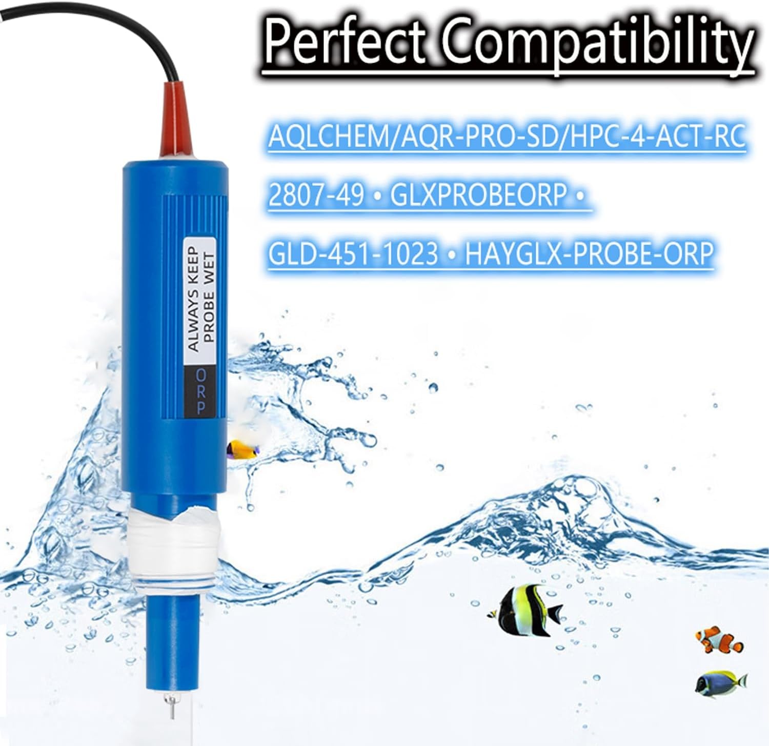 For Hayward Sense and Dispense ORP Probe PH Probe GLX-Probe-ORP or GLX-Probe-PH