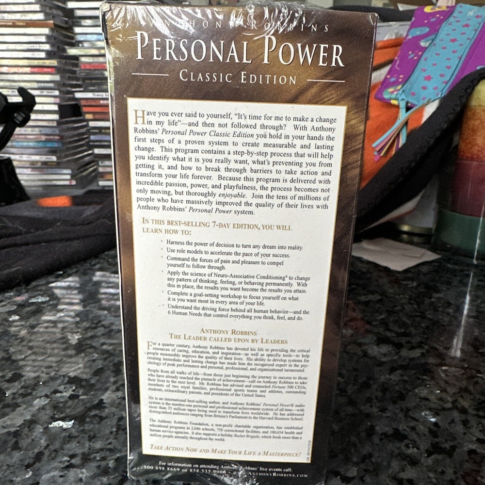 Anthony Robbins - Personal Power - Complete 7 Day Program - CDs NEW SEALED