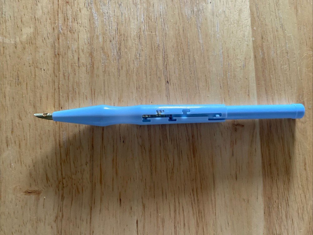 Adjustable 8”Punch Threader Needle Embroidery Needle Pen Weaving Tool