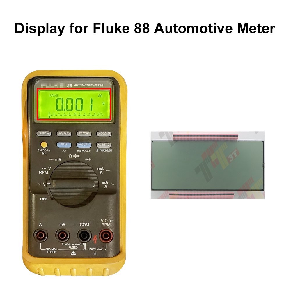 Display for Fluke 88 Digital Multimeter
