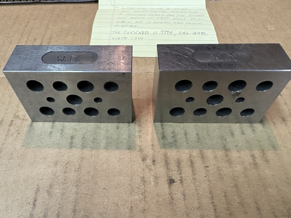 Toolmaker Produced Machining Tool Blocks