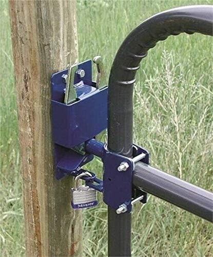 Two Way Lockable Gate Latch One Hand Operation for Farm, Pastures, Ranches Door