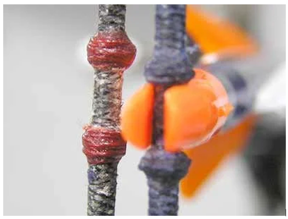 TIE ON BOWSTRING NOCK POINT SET Archery Bowstring RECURVE COMPOUND COLOR: red