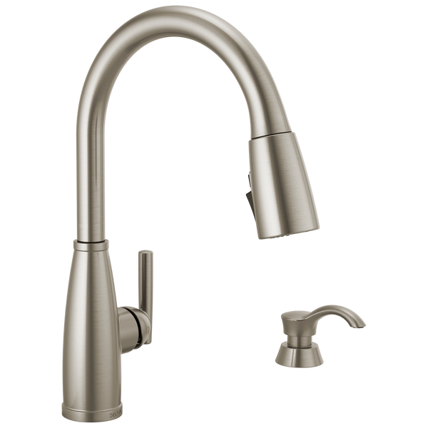 Delta Varos Pull-Down Kitchen Faucet Spotshield Stainless-Certified Refurbished