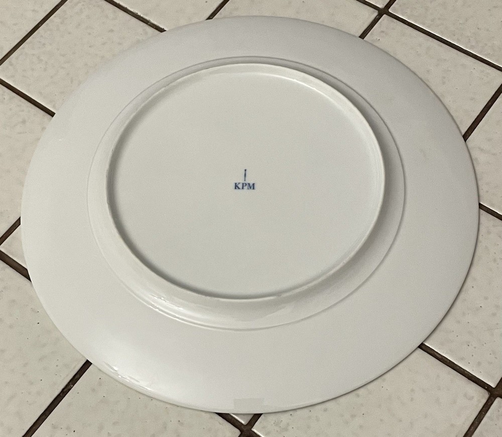 6 dinner plates KPM Berlin White d/30cm
