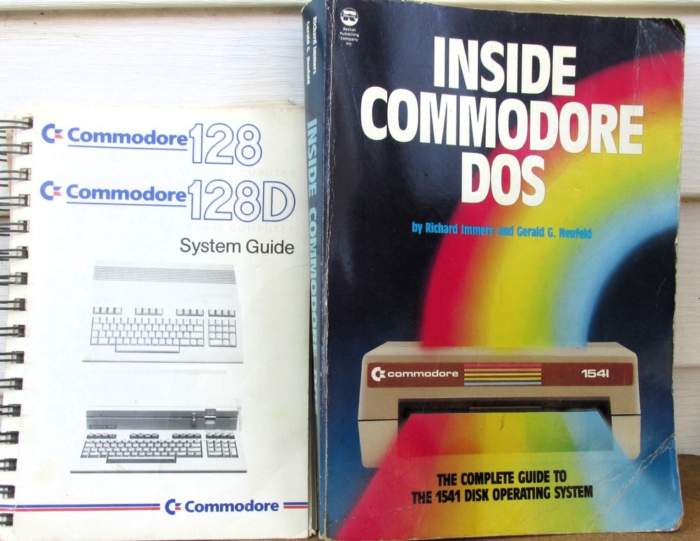 Inside Commodore DOS and Commodore 128/128D System Guide 2 Books