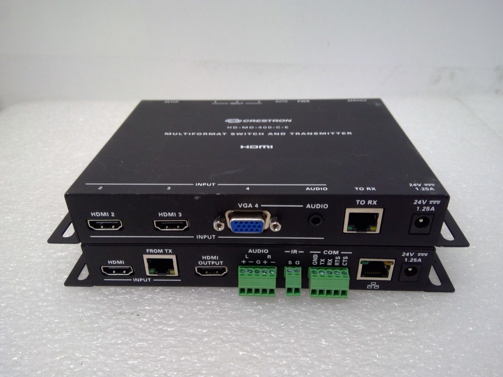Crestron HD-MD-400-C-E HDMI Multiformat Switch Receiver And Transmitter
