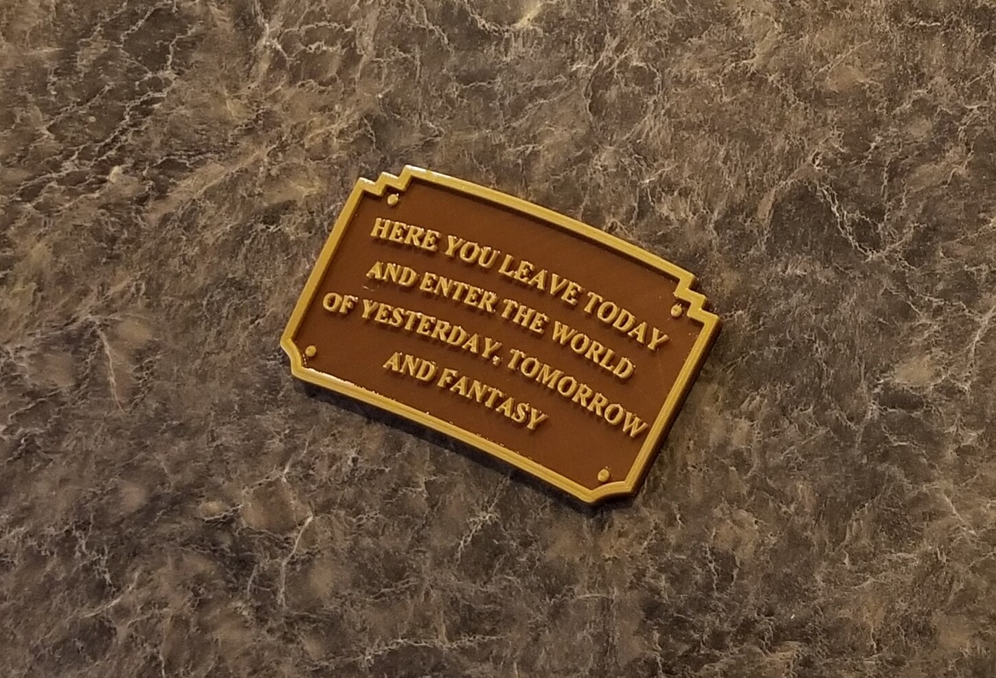 Main Street Entranceway Welcome Plaque DL Inspired Fridge / Car Magnet