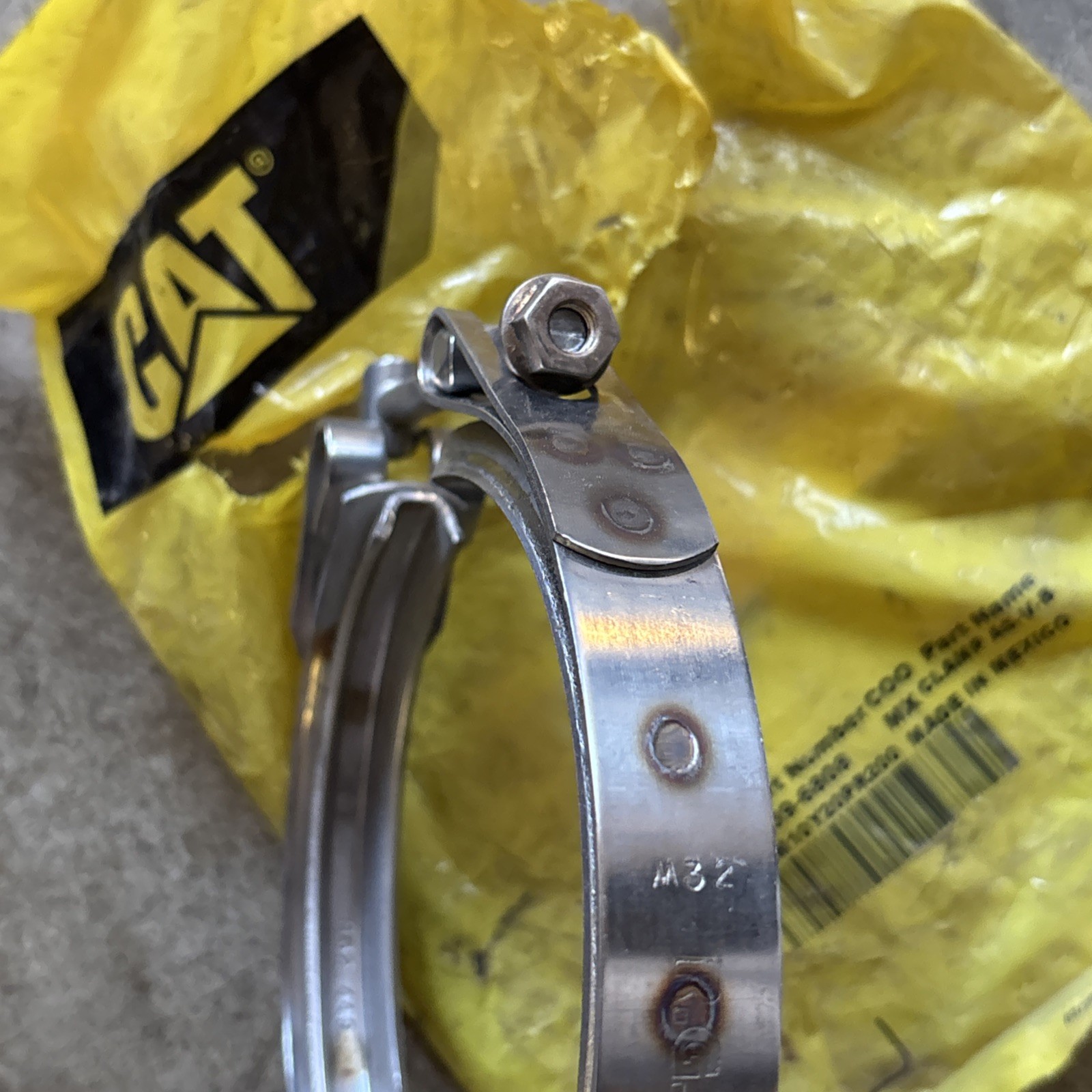 OEM 239-6808 Caterpillar V-Band Clamp 2396808 New