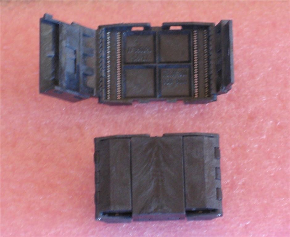 980020-56-01 Meritec TSOP 56 pin Socket SMT Testing Prototype 0.5mm  QTY 2 NEW