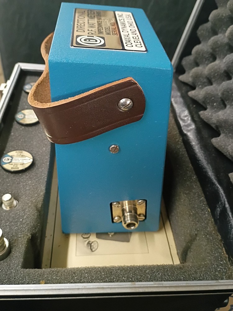 Coaxial Dynamics Directional RF Wattmeter 81000-A & Vhf/Uhf Elements Like Bird43