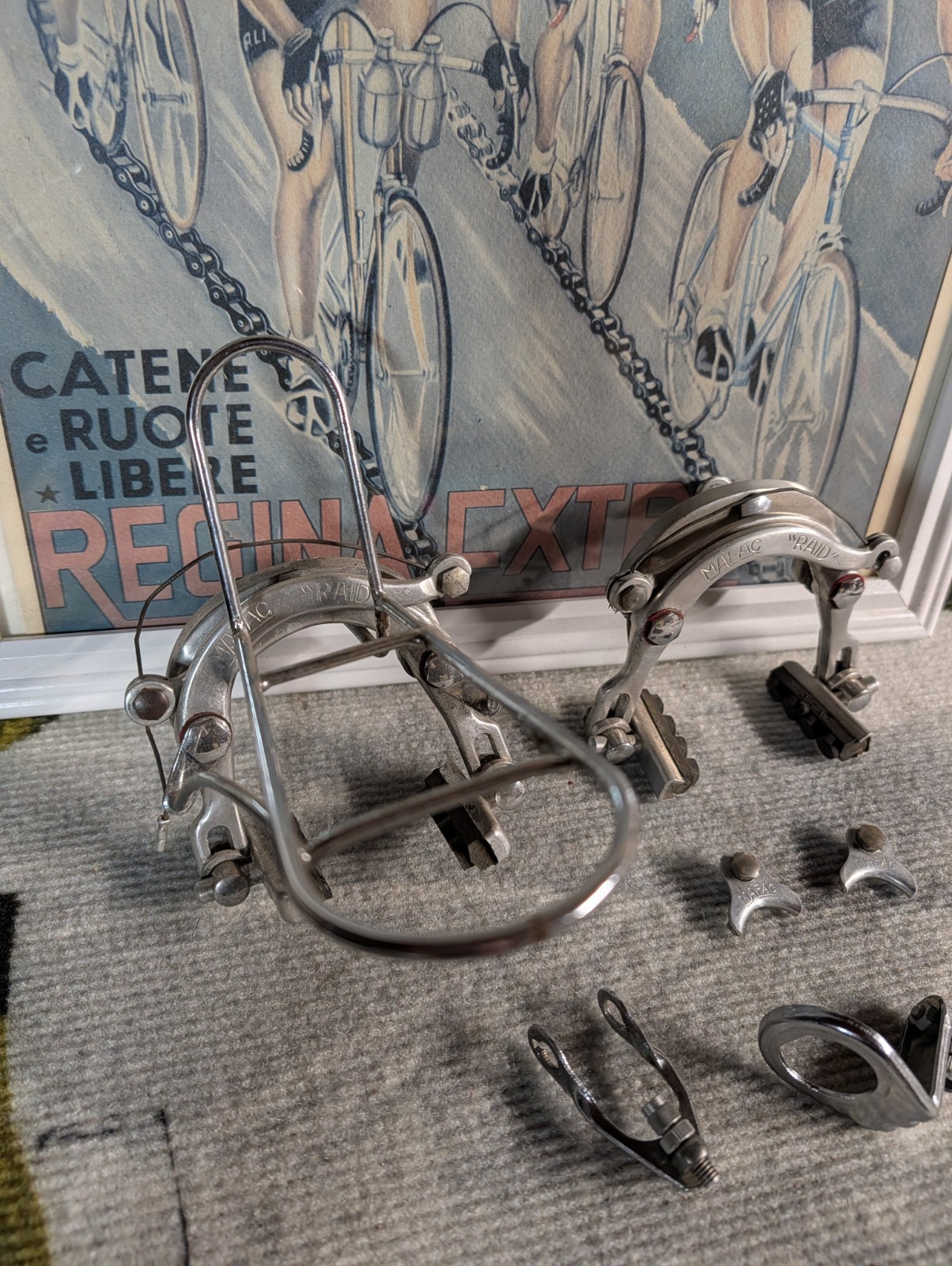 Mafac Raid Brake Calipers TA Front Rack And Hangers