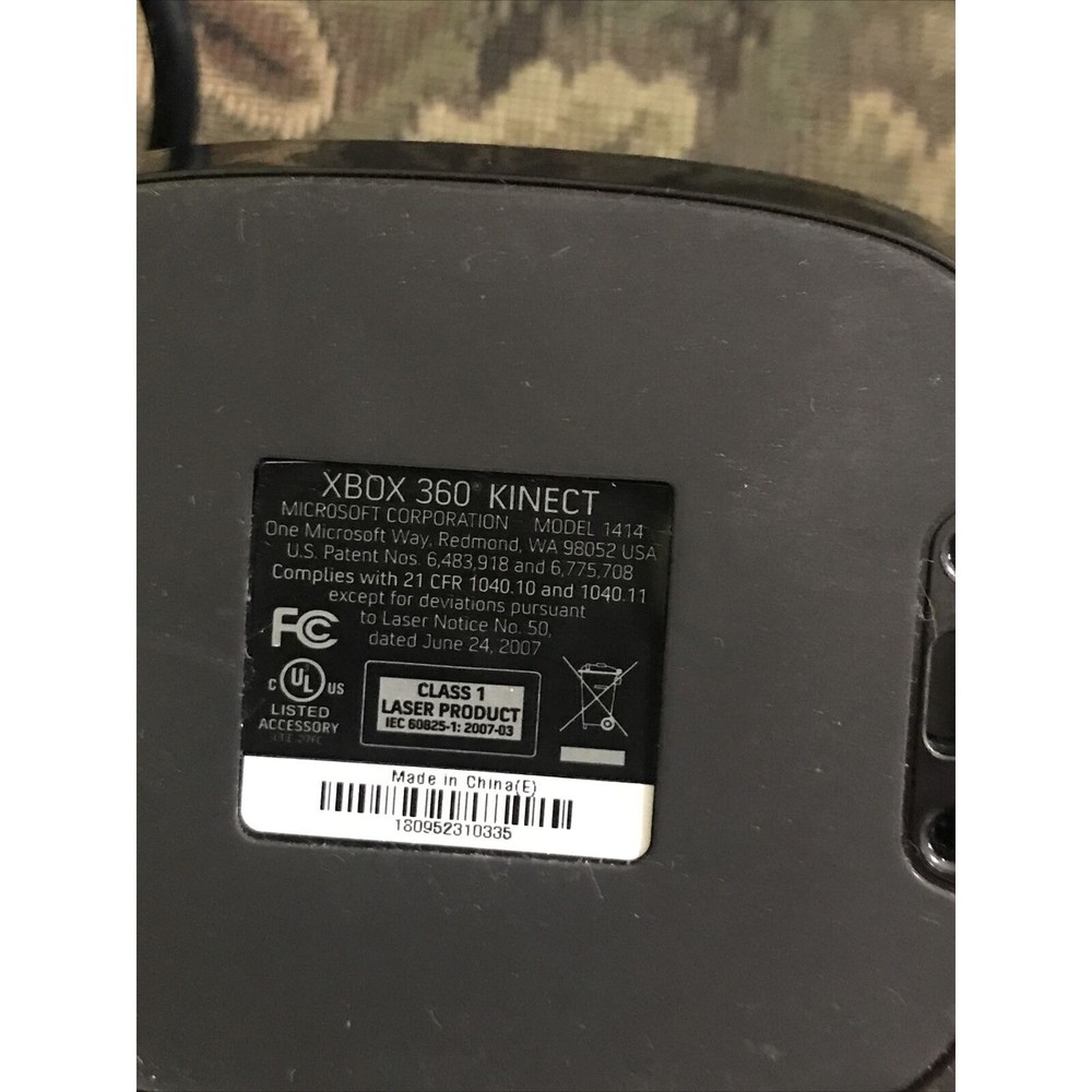 Microsoft Xbox 360 Kinect Motion Sensor Camera Bar Only NOT TESTED