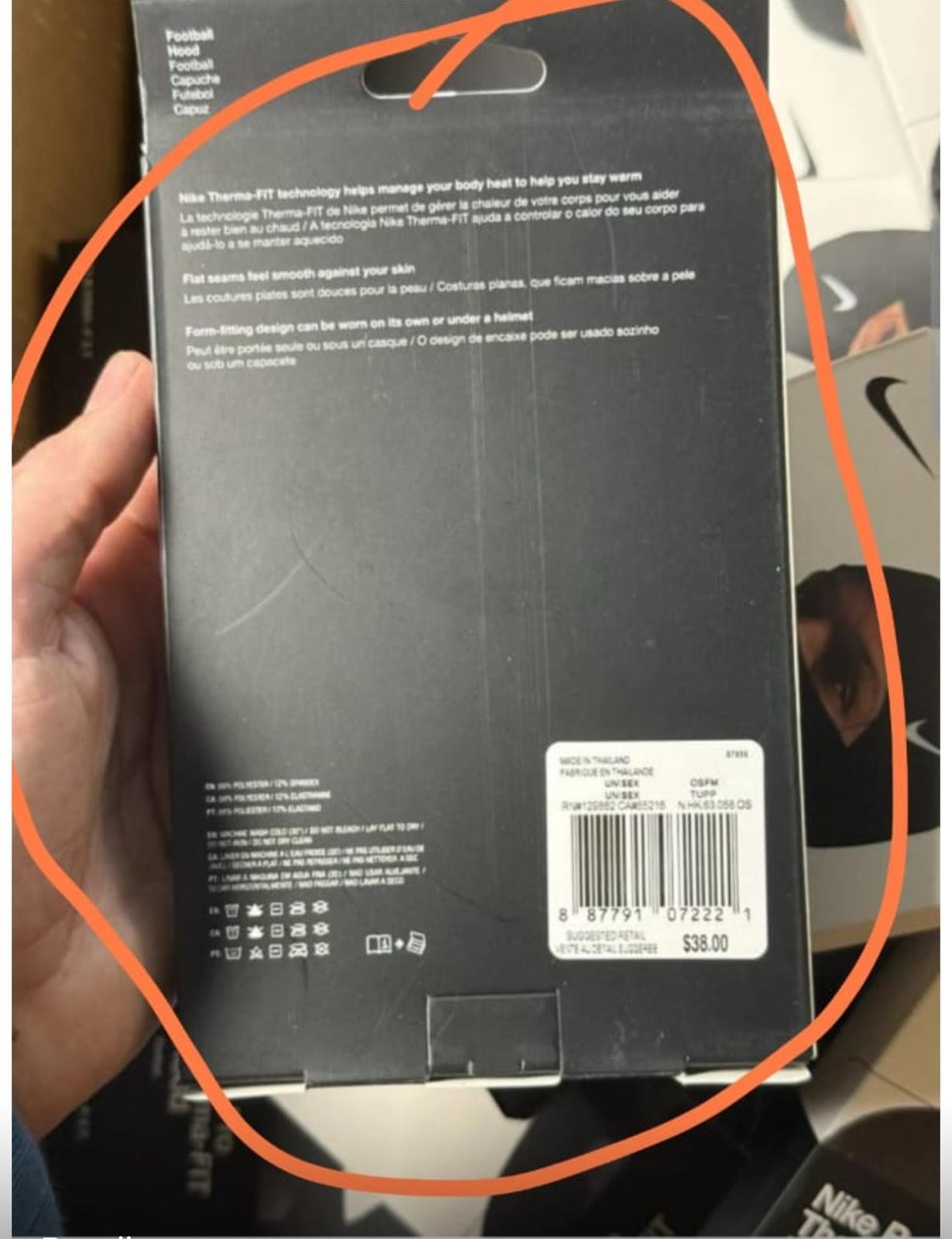 Nike Pro Therma-Fit Hyperwarm Hood Ski Mask,Black