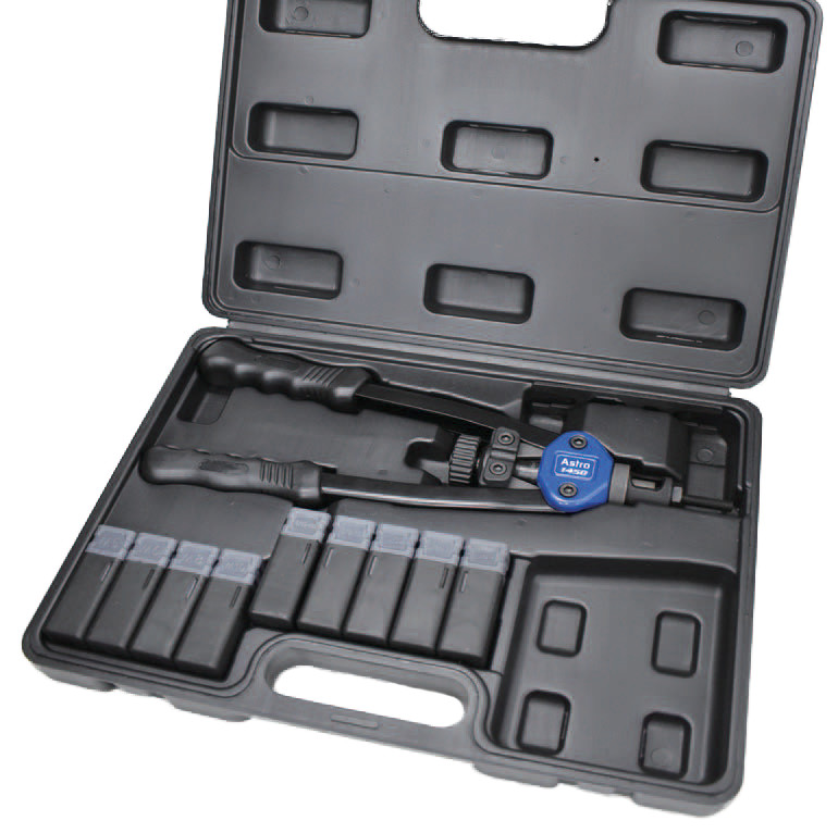 Astro Pneumatic 1450 13" Rivet Nut Setter Kit, MM & SAE - Plusnut & Extra-Long