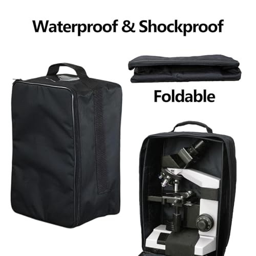Universal Waterproof Microscope Carrying Case - Foldable, Lightweight, Front Poc