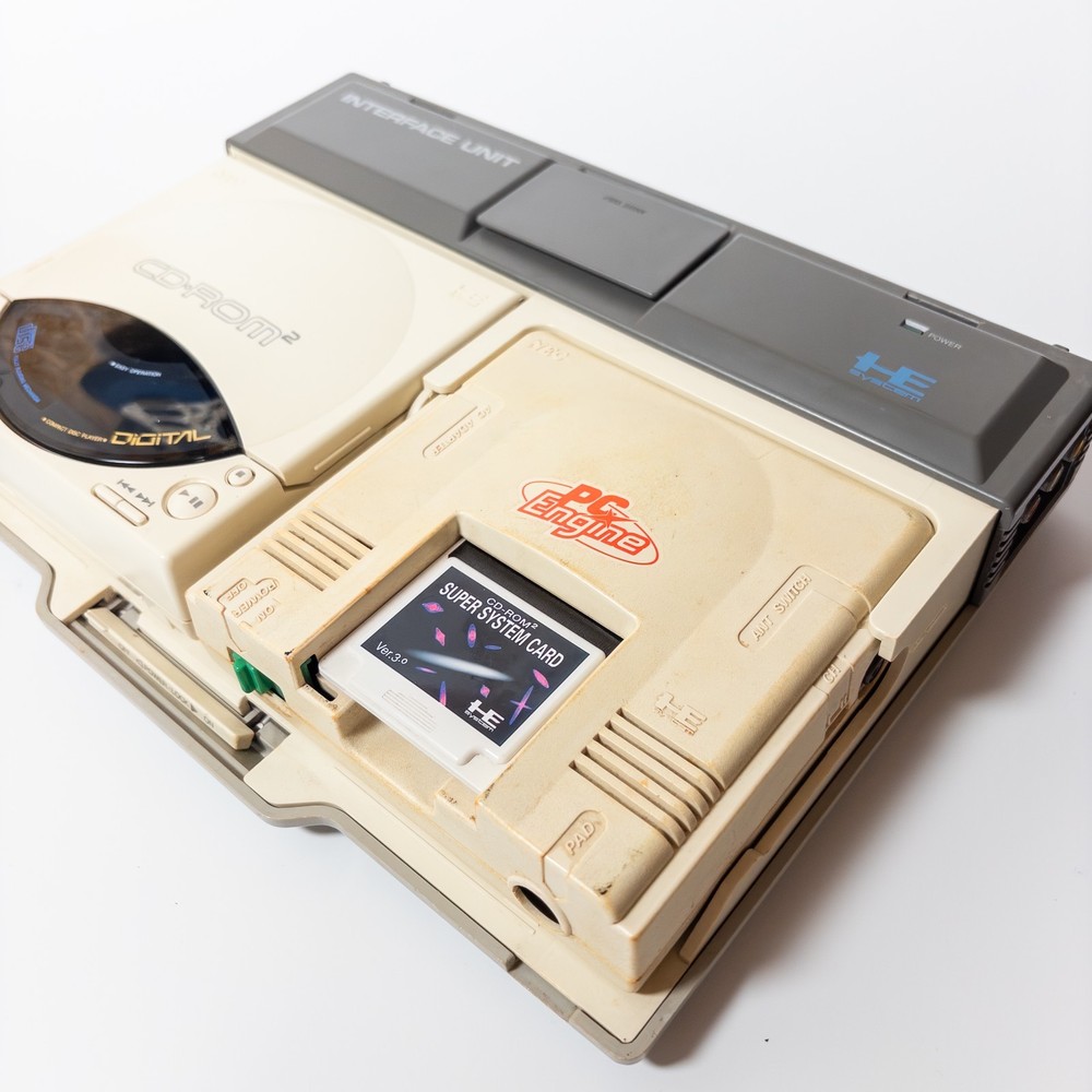 NEC PC Engine CD-ROM2 System IFU Console Super System Card Tested Japan