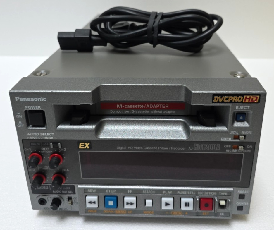 Panasonic AJ-HD1200A Compact DVCPRO Recorder Tested & Working