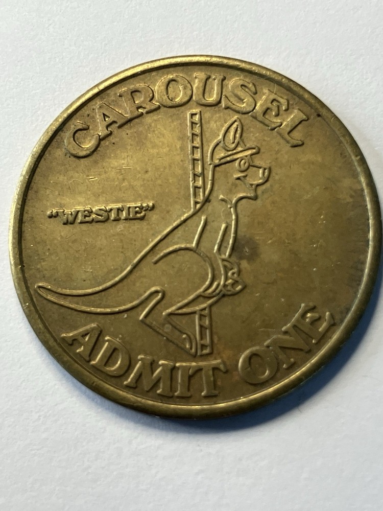 Old Paramus Carousel Token Kangaroo #uc1