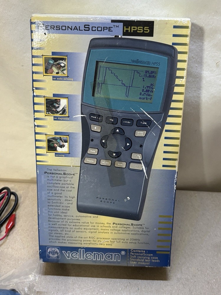 Velleman Personal Scope HPS5 Graphical Multimeter Handheld