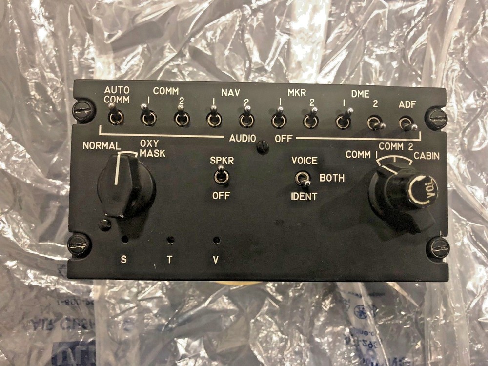 Beechjet 400A Audio Panel Assembly  PN 128-340329-627
