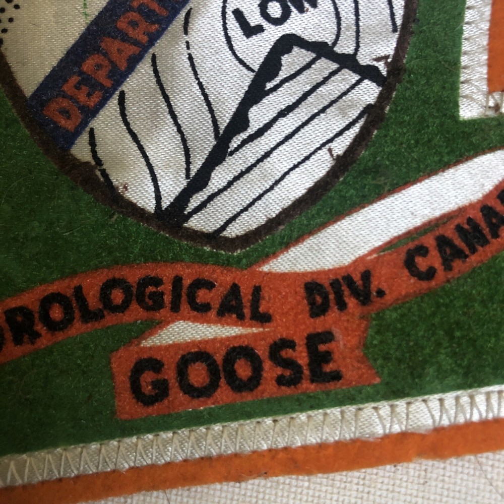WW2 METEOROLOGICAL DIV. Canada GOOSE FLIGHT JACKET PATCH WWII