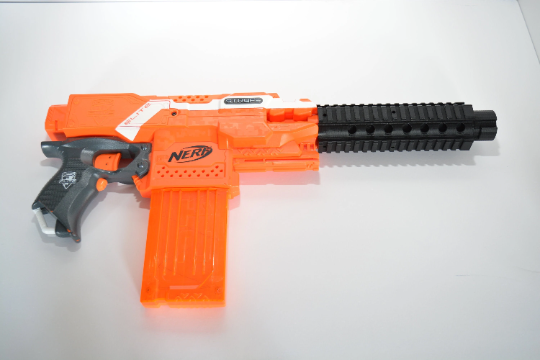 3D Printed M4 Barrel Extension for Nerf Models