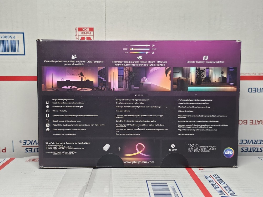 NEW Philips Hue 80" Ambiance Gradient Bluetooth Smart Lightstrip -FREE SHIPPING!