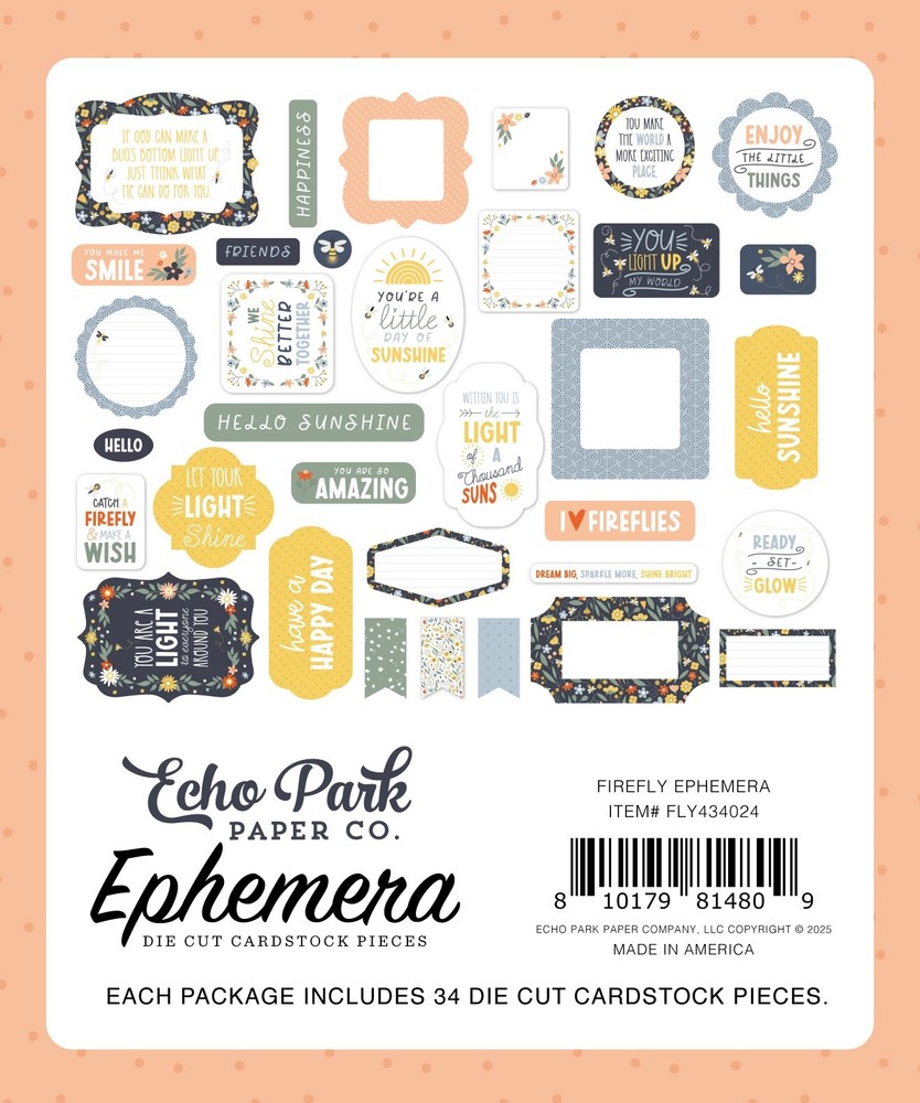 Echo Park Ephemera-Icons, Firefly