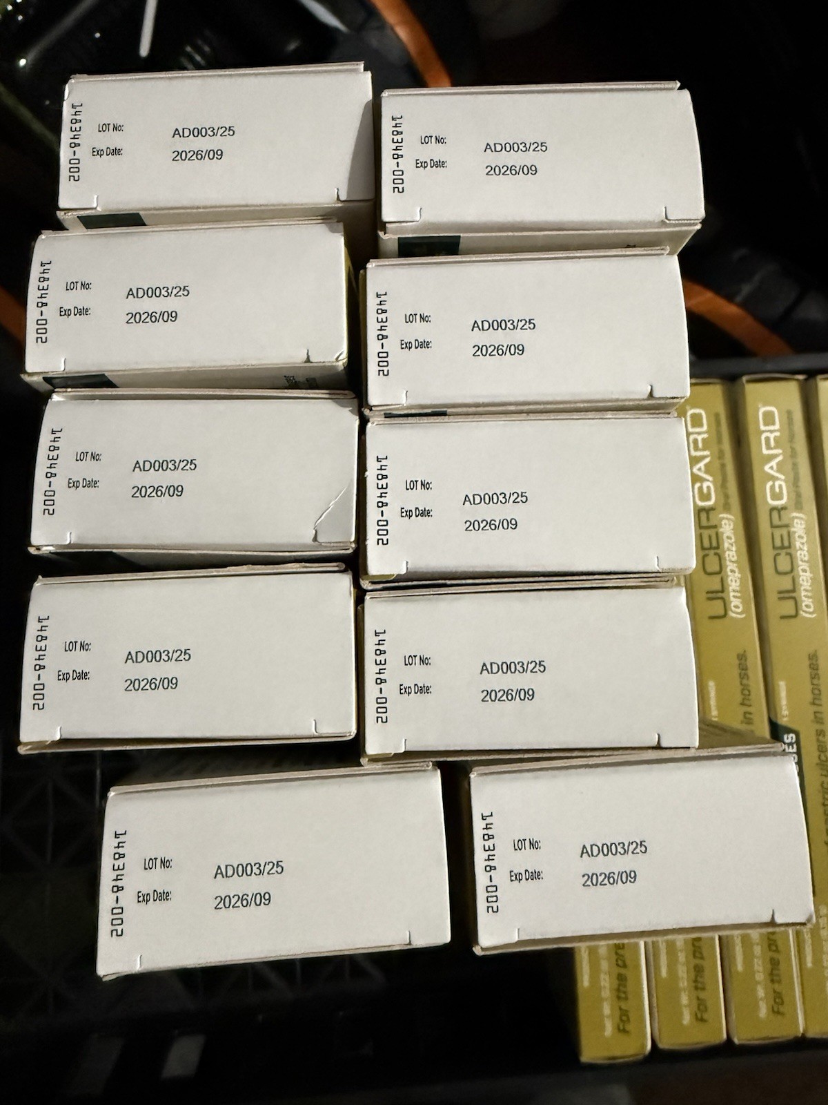 2 Boxes Of Boegringer ULCERGARD Treatment Oral Paste For Horses 8 Total Doses