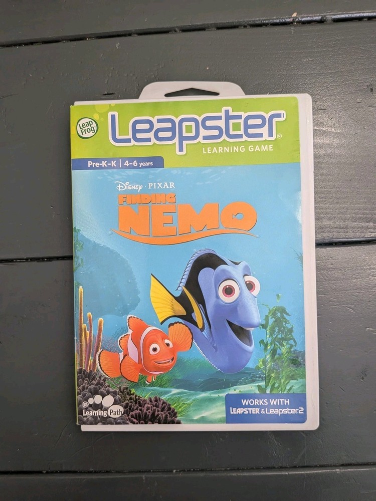 Leapster Learning Game Disney PIXAR Finding Nemo