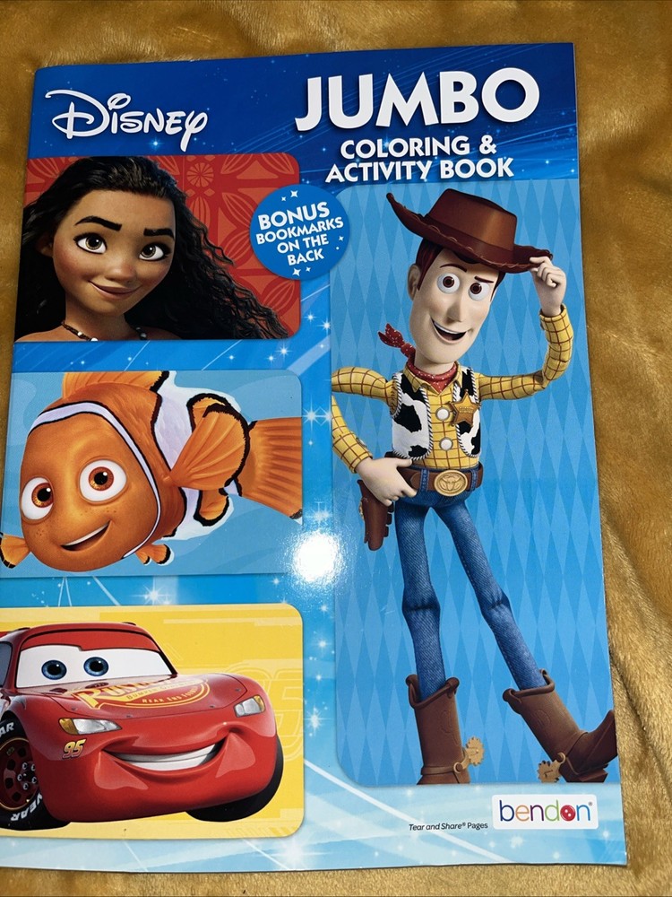 New Disney Jumbo Coloring & Activity Book
